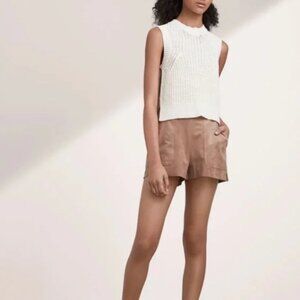 Aritzia Wilfred Suede Shorts